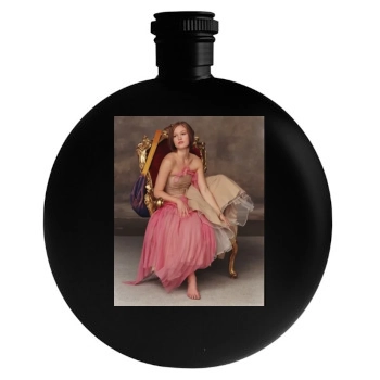 Julia Stiles Round Flask