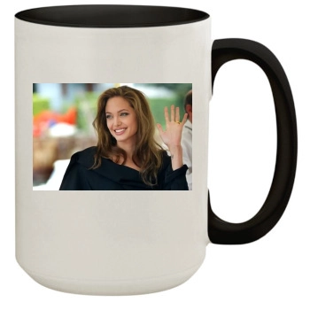 Angelina Jolie 15oz Colored Inner & Handle Mug