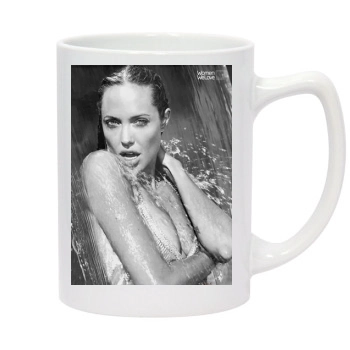 Angelina Jolie 14oz White Statesman Mug