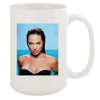 Angelina Jolie 15oz White Mug