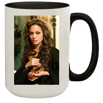 Angelina Jolie 15oz Colored Inner & Handle Mug