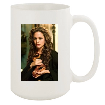 Angelina Jolie 15oz White Mug