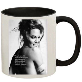 Angelina Jolie 11oz Colored Inner & Handle Mug