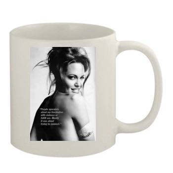 Angelina Jolie 11oz White Mug