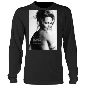 Angelina Jolie Men's Heavy Long Sleeve TShirt