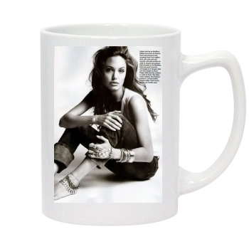 Angelina Jolie 14oz White Statesman Mug