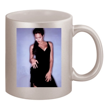 Angelina Jolie 11oz Metallic Silver Mug