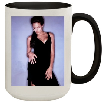 Angelina Jolie 15oz Colored Inner & Handle Mug