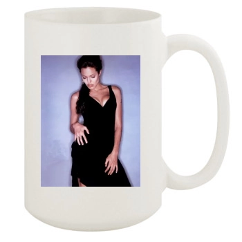 Angelina Jolie 15oz White Mug