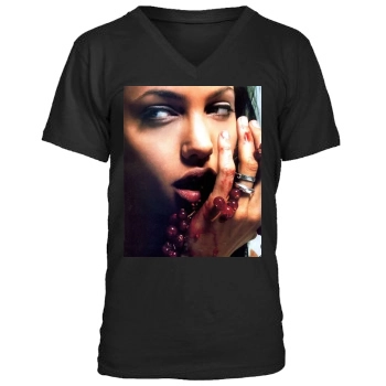 Angelina Jolie Men's V-Neck T-Shirt