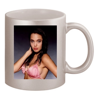 Angelina Jolie 11oz Metallic Silver Mug