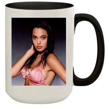 Angelina Jolie 15oz Colored Inner & Handle Mug