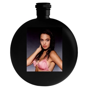 Angelina Jolie Round Flask