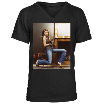 Angelina Jolie Men's V-Neck T-Shirt