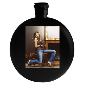 Angelina Jolie Round Flask