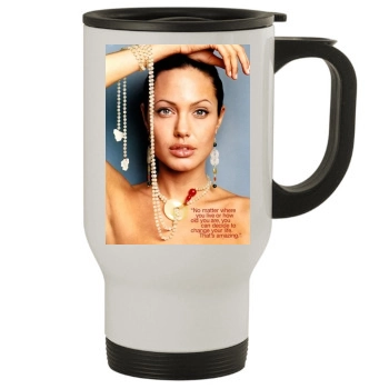 Angelina Jolie Stainless Steel Travel Mug