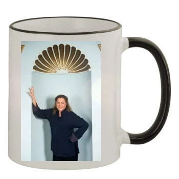 Kathleen Turner 11oz Colored Rim & Handle Mug