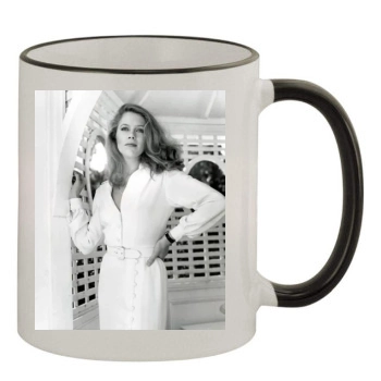 Kathleen Turner 11oz Colored Rim & Handle Mug