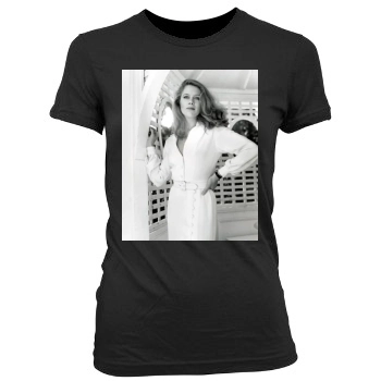 Kathleen Turner Women's Junior Cut Crewneck T-Shirt