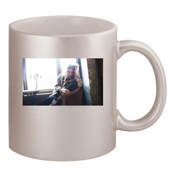 Kesha 11oz Metallic Silver Mug