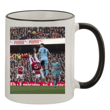 FC Arsenal 11oz Colored Rim & Handle Mug