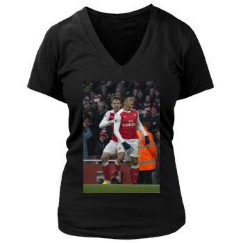 FC Arsenal Women's Deep V-Neck TShirt