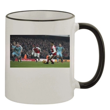 FC Arsenal 11oz Colored Rim & Handle Mug