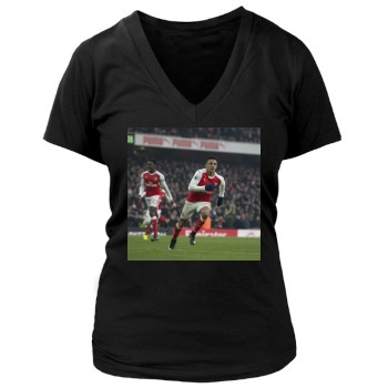 FC Arsenal Women's Deep V-Neck TShirt