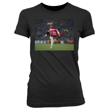 FC Arsenal Women's Junior Cut Crewneck T-Shirt