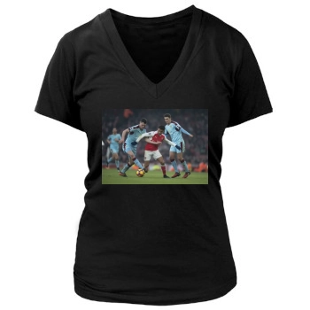 FC Arsenal Women's Deep V-Neck TShirt