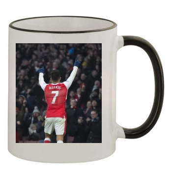 FC Arsenal 11oz Colored Rim & Handle Mug