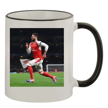 FC Arsenal 11oz Colored Rim & Handle Mug