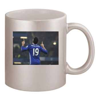 FC Chelsea 11oz Metallic Silver Mug