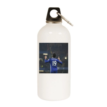 FC Chelsea White Water Bottle With Carabiner