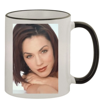 Krista Allen 11oz Colored Rim & Handle Mug