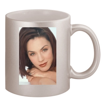 Krista Allen 11oz Metallic Silver Mug