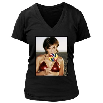 Krista Allen Women's Deep V-Neck TShirt