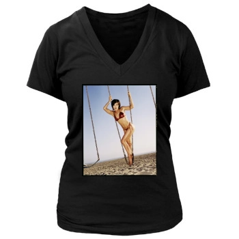 Krista Allen Women's Deep V-Neck TShirt