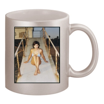 Krista Allen 11oz Metallic Silver Mug