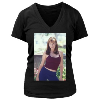 Krista Allen Women's Deep V-Neck TShirt