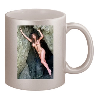 Krista Allen 11oz Metallic Silver Mug