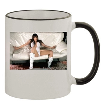 Krista Allen 11oz Colored Rim & Handle Mug