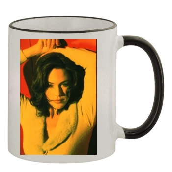 Krista Allen 11oz Colored Rim & Handle Mug