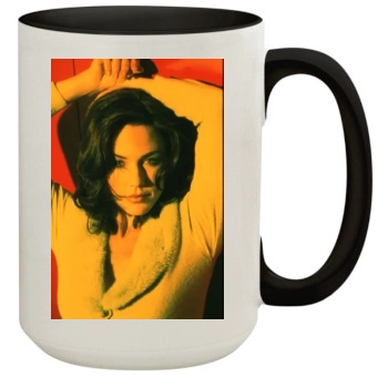 Krista Allen 15oz Colored Inner & Handle Mug