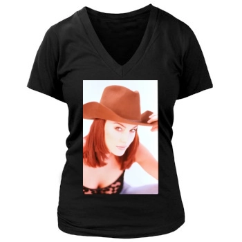 Krista Allen Women's Deep V-Neck TShirt