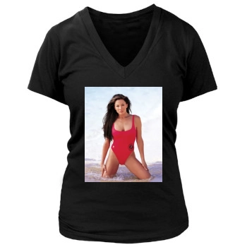 Krista Allen Women's Deep V-Neck TShirt