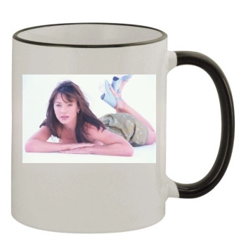 Krista Allen 11oz Colored Rim & Handle Mug