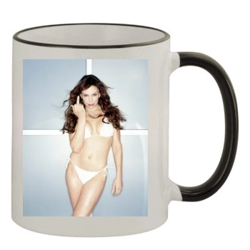 Krista Allen 11oz Colored Rim & Handle Mug