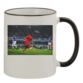 Liverpool 11oz Colored Rim & Handle Mug