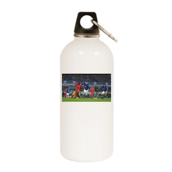 Liverpool White Water Bottle With Carabiner